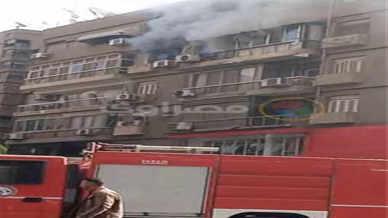 اندلاع حريق داخل شقة بالحوامدية
