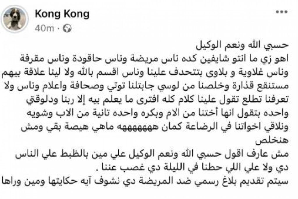 شقيق شيرين عبد الوهاب يهاجمها من جديد.. وفتاة تدّعي أنها شقيقتهما