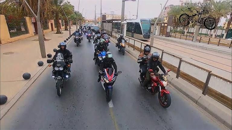 رحلة بالدراجات النارية للأقصر والبحر الأحمر تحت شعار "حلوة يا بلدي"