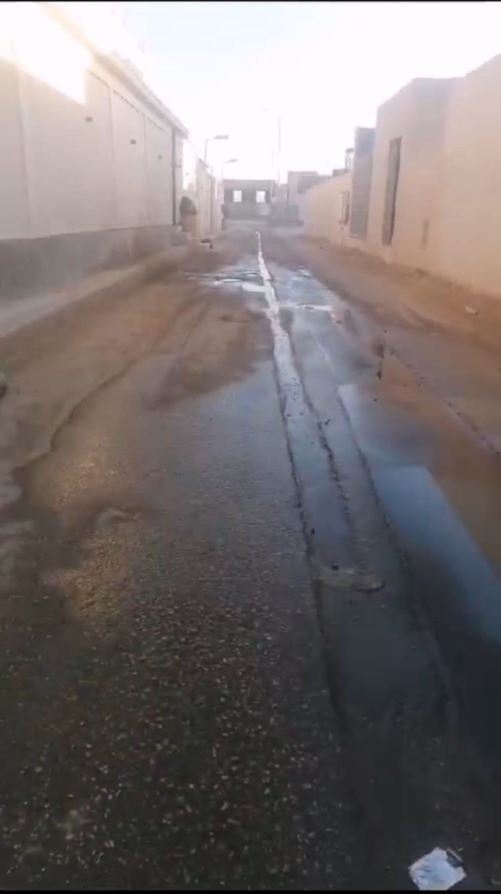 مشروع ينهي معاناة المزاحمية مع الصرف