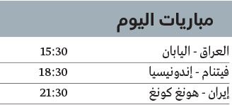 الامارات | العراق يسعى إلى فك عقدة الـ 42 عاماً أمام اليابان