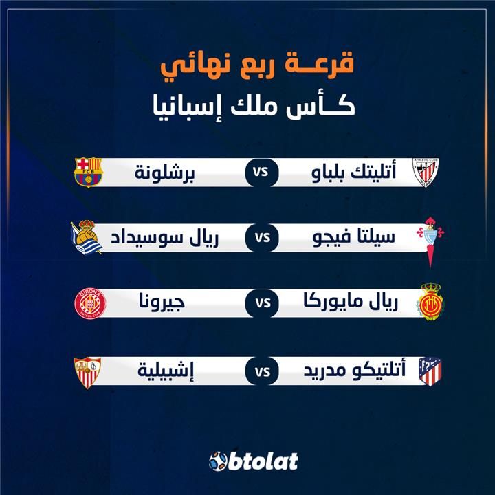 “مواجهات مثيرة خلال أيام”.. نتائج قرعة ربع نهائي كأس ملك إسبانيا 2024