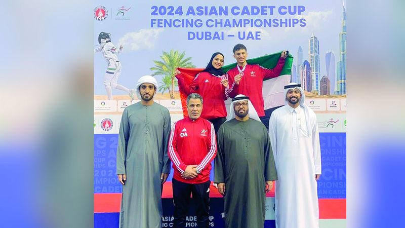 الامارات | ذهبيتان للإمارات في بطولة آسيا للمبارزة