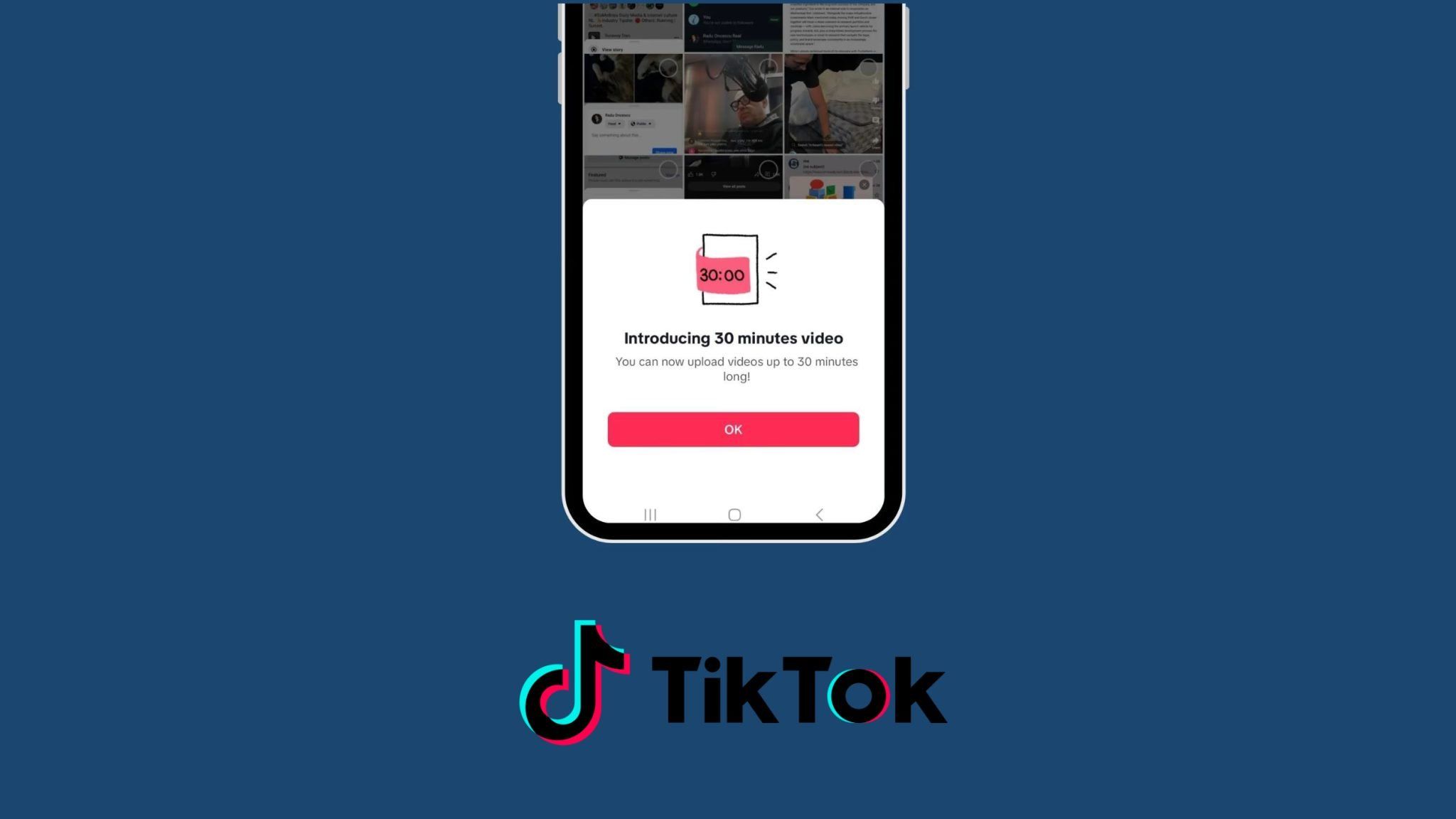 تكنولوجيا: منصة TikTok تختبر مقاطع فيديو مدتها 30 دقيقة