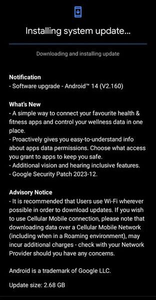 تكنولوجيا: ‏HMD Global تبدأ في طرح تحديث Android 14 على هواتف نوكيا الذكية