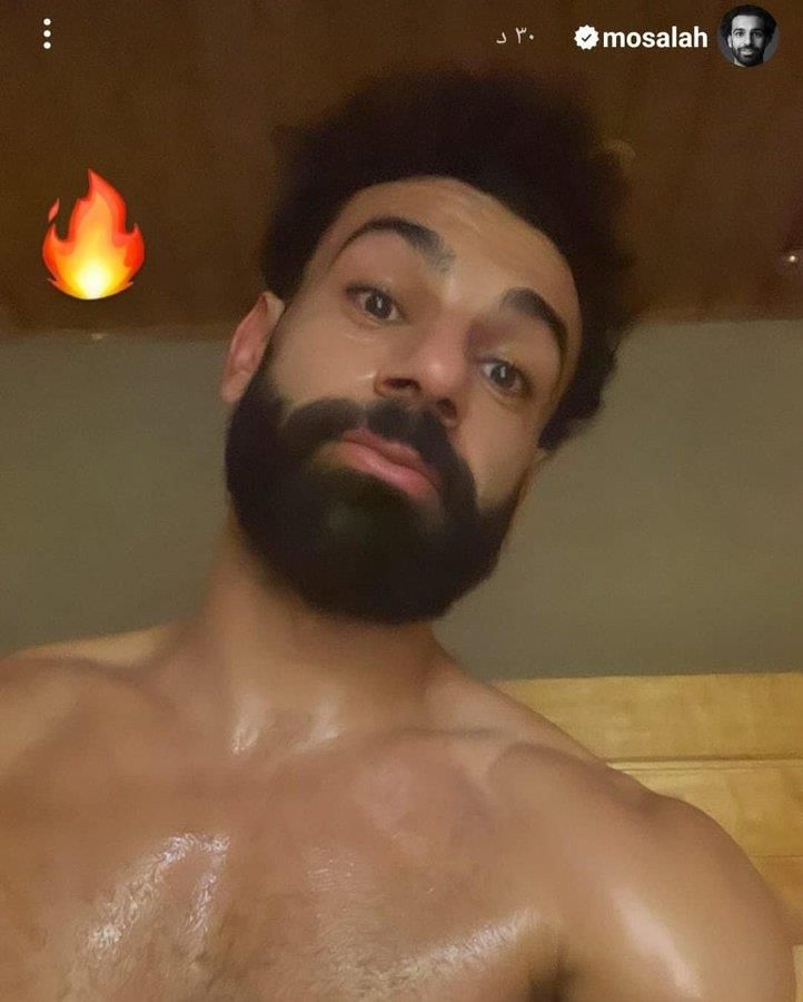 محمد صلاح يستعرض مواصلة تأهيله على إنستجرام
