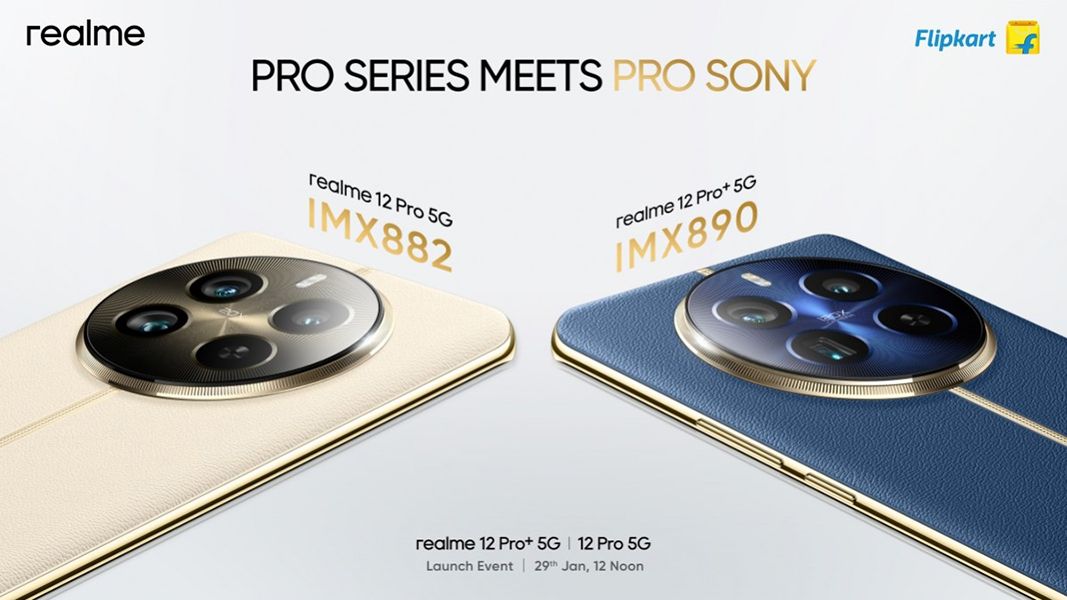 تكنولوجيا: هاتف Realme 12 Pro يأتي قريباً بمستشعر سوني الجديد Sony IMX882
