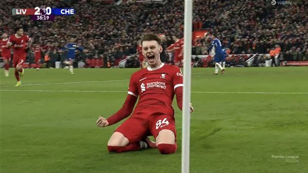 ليفربول يتقدم على تشيلسي بثنائية في الشوط الأول