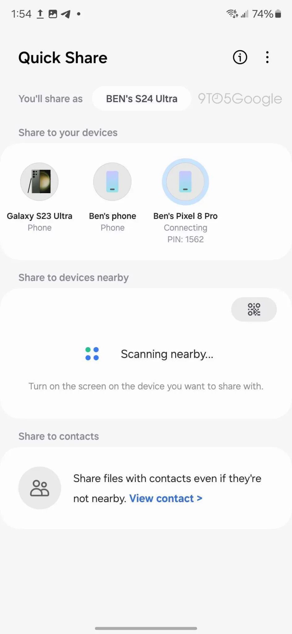 تكنولوجيا: سامسونج تطرح تحديث Quick Share مع تكامل Google Nearby Share