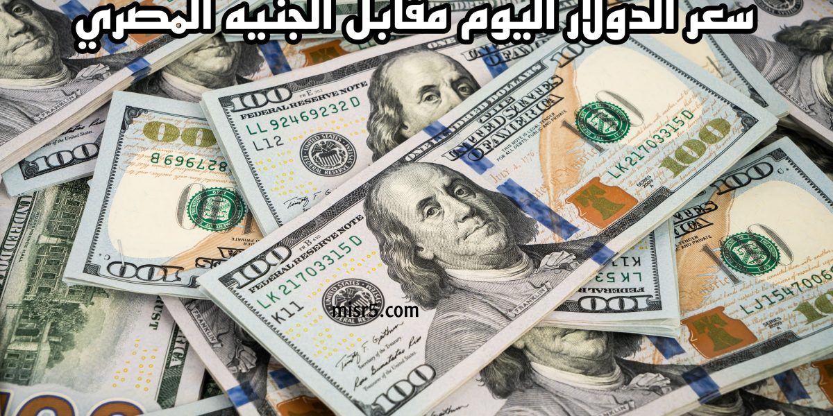 سعر الدولار اليوم مقابل الجنيه المصري