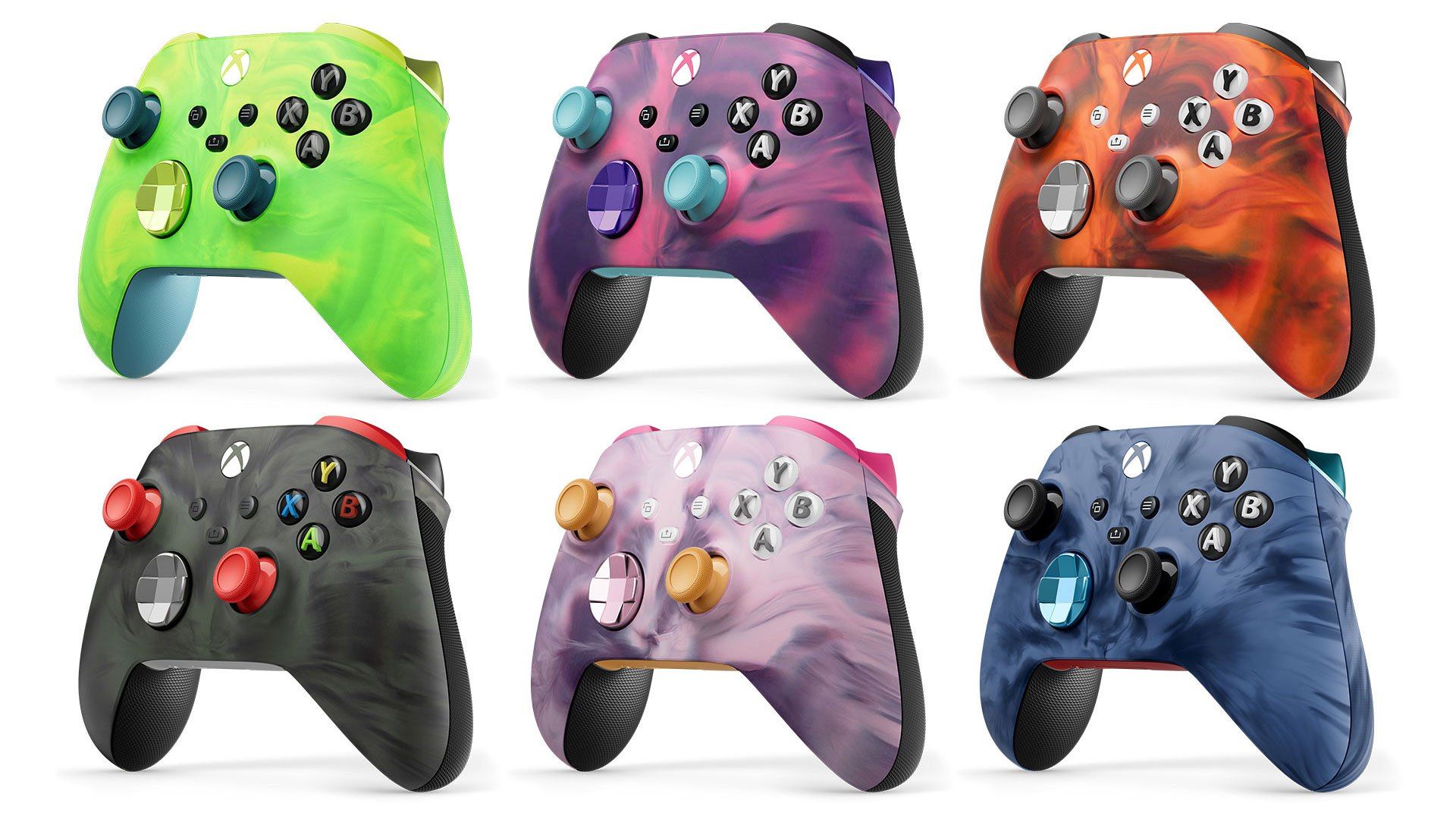 تكنولوجيا: مايكروسوفت تكشف عن الإصدار الخاص Dream Vapor من وحدة تحكم Xbox اللاسلكية بستة ألوان