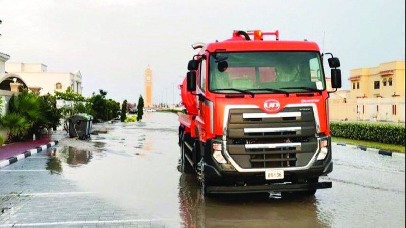 الامارات | المنطقة الشرقية تكثف استعداداتها خلال الحالة الجوية