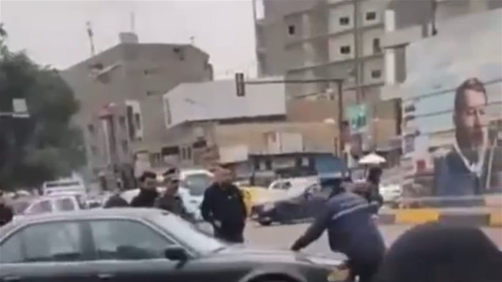 اعتقال صاحب "بي ام دبليو" حاول دهس رجل مرور ببغداد