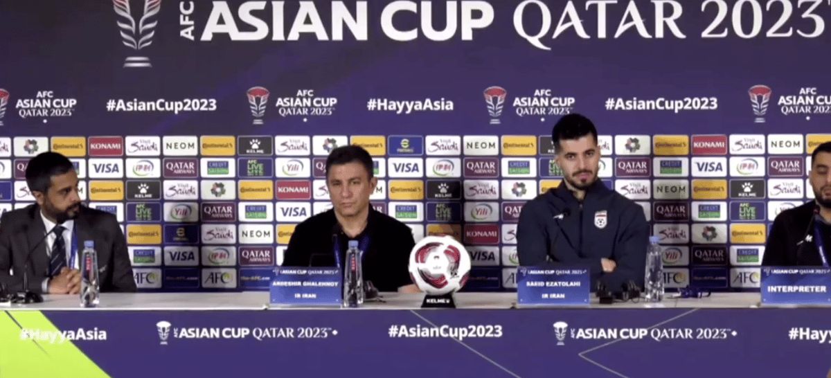 فيديو.. لاعب إيران: كيف سمح الاتحاد الآسيوي لنفسه بتعيين حكم عربي لمباراتنا ضد قطر؟
