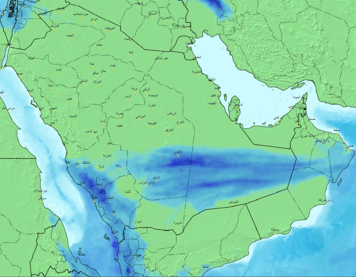 "المطرية الـ 8" تنطلق من الرياض وتتوسّع.. "الحصيني": هطولات متفاوتة