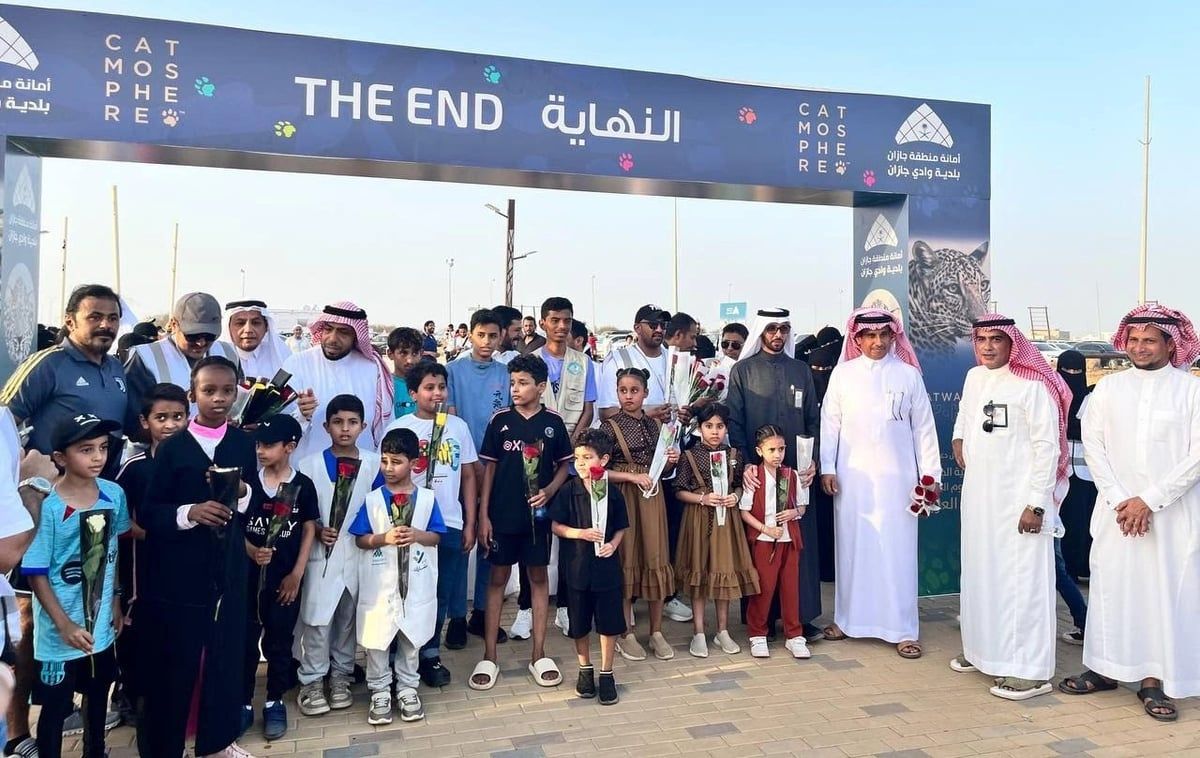 احتفاء بيوم النمر العربي.. "تعليم أبوعريش" ينظم مسيرة "كات ووك 2024 "