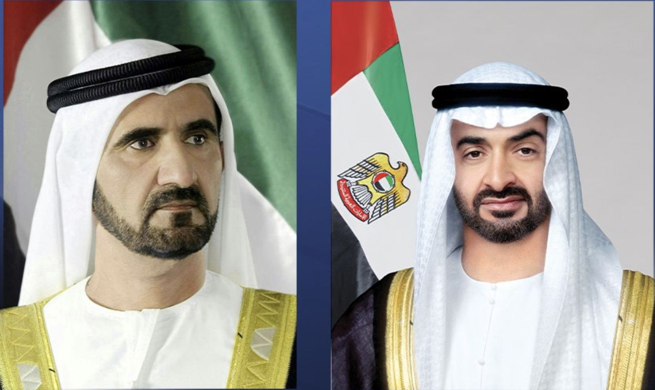 الامارات | محمد بن زايد ومحمد بن راشد يرحبان بضيوف الإمارات المشاركين بالقمة العالمية للحكومات 2024