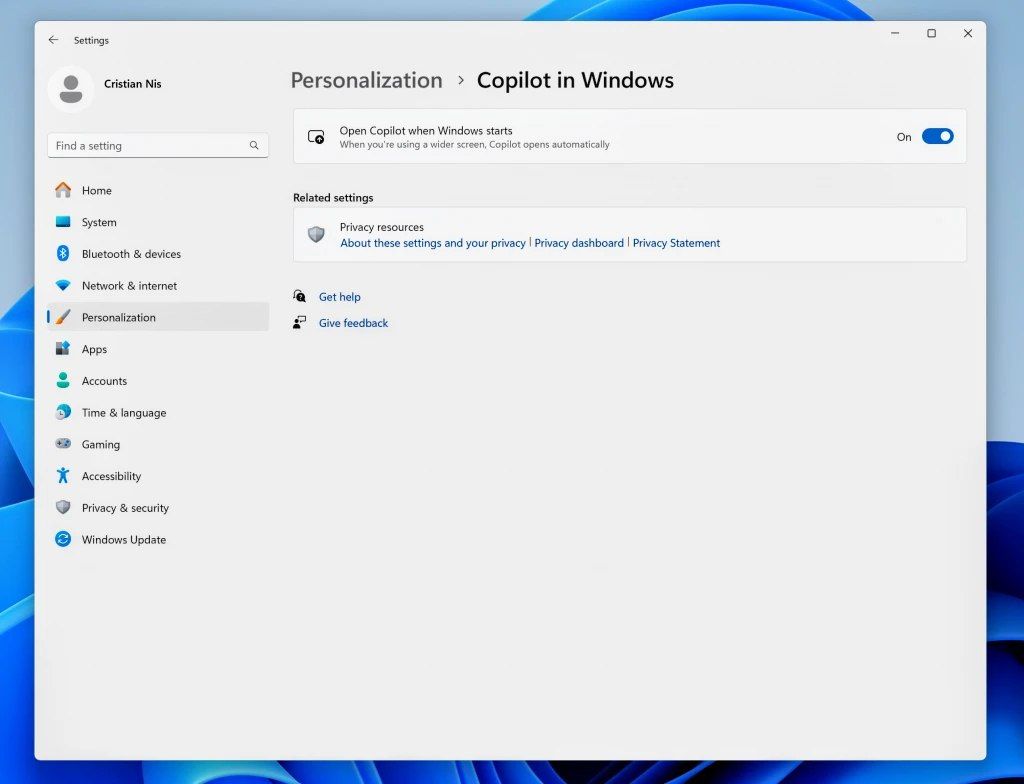 تكنولوجيا: برنامج Microsoft Copilot يتكامل بشكل أكثر إحكامًا مع نظام Windows 11