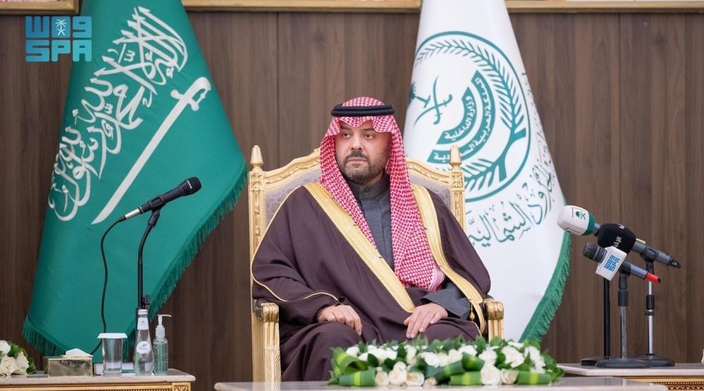 أمير الحدود الشمالية يفتتح مشروع تأهيل الحي القديم بالشعبة