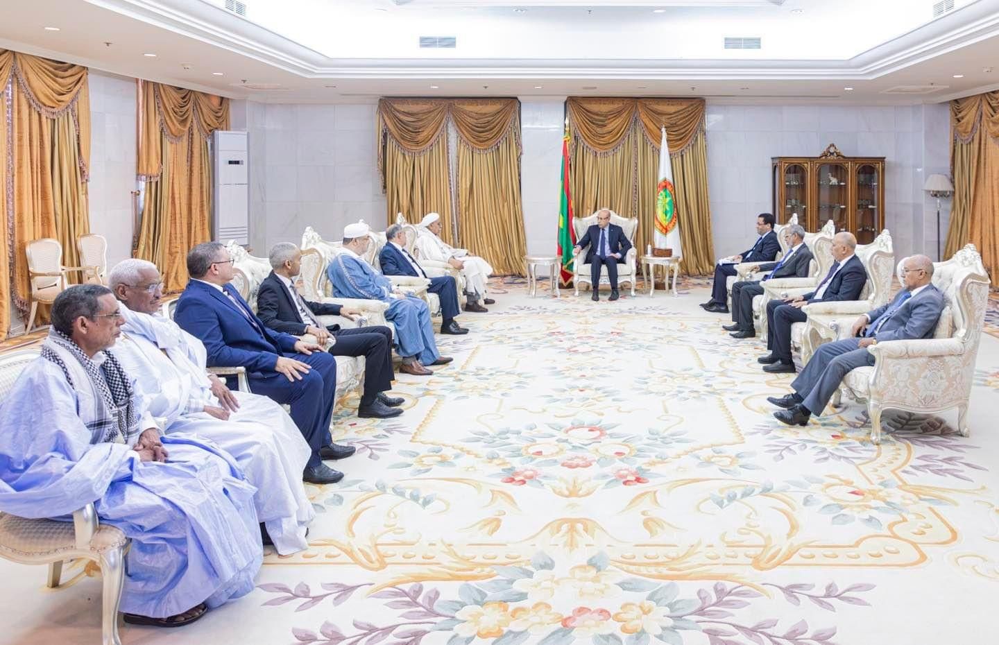 نواكشوط: رئيس الجمهورية يستقبل الخليفة العام للطريقة التيجانية