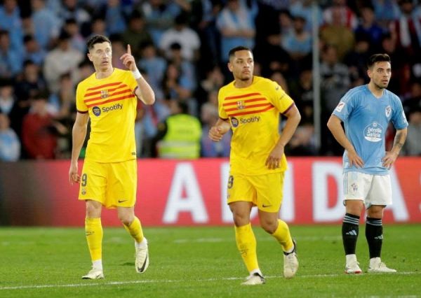 الدوري الإسباني: - برشلونة يفوز على سيلتا فيغو وأتليتيكو مدريد يكتسح لاس بالماس بخماسية