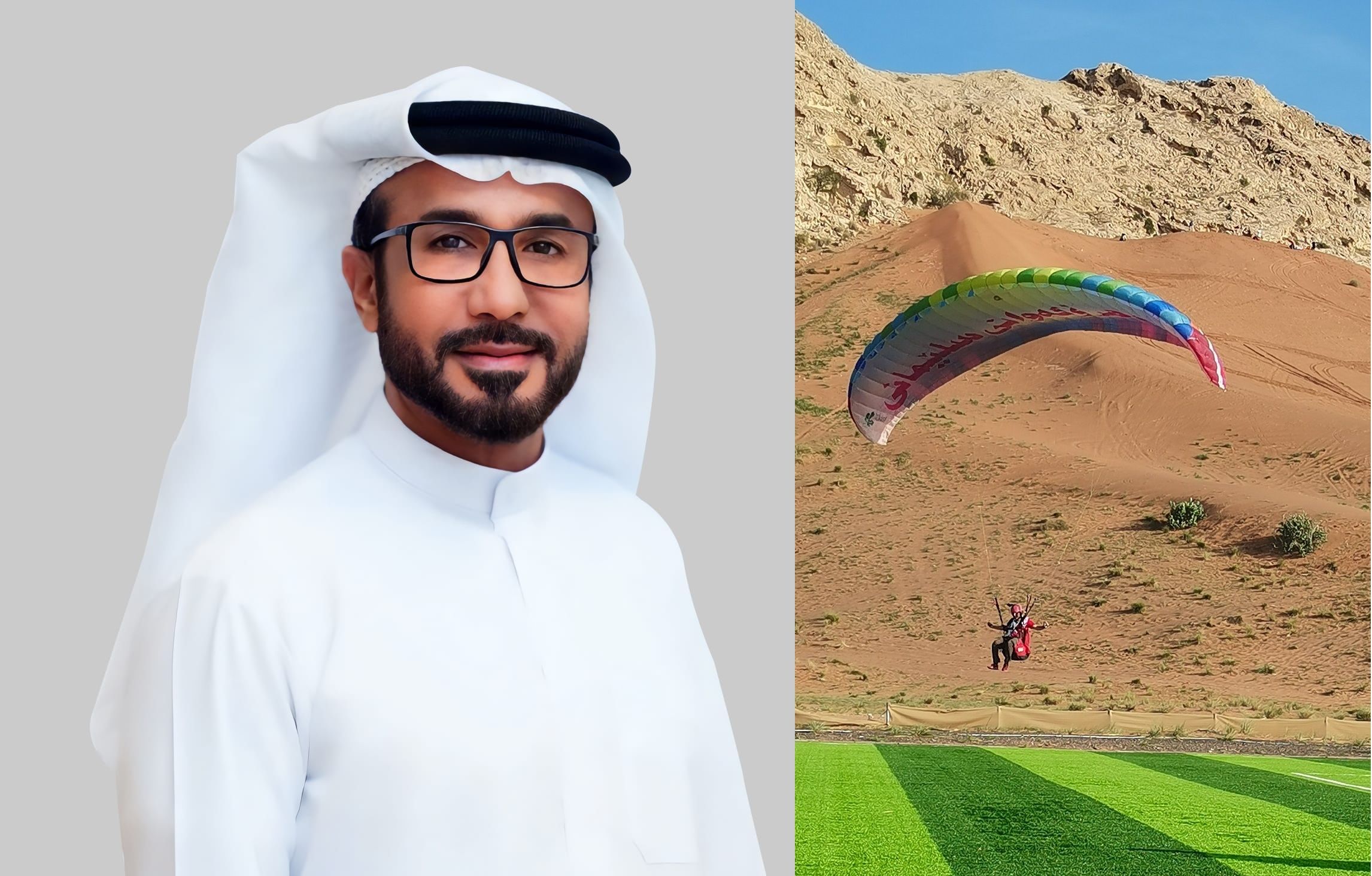 الامارات | الهاجري: مشاركة 45 طياراً من 14 دولة شهادة نجاح بطولة الشارقة للطيران الشراعي