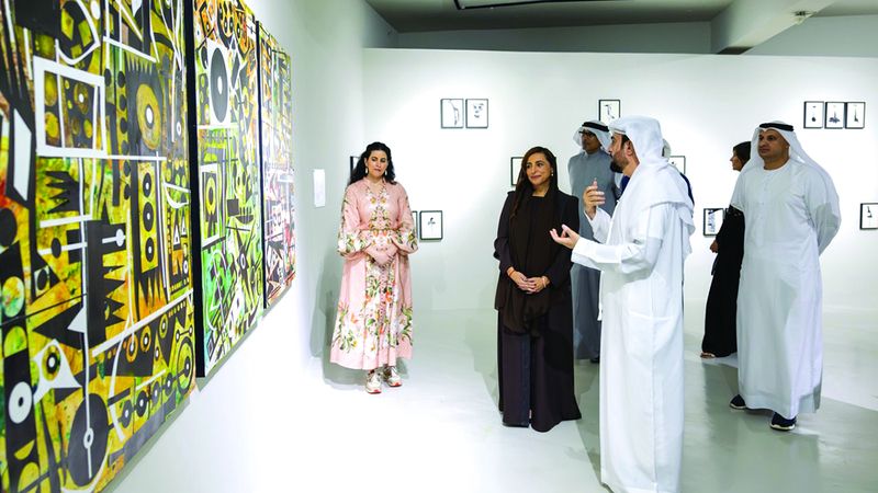 الامارات | بدور القاسمي تفتتح معرضين في «مرايا للفنون»
