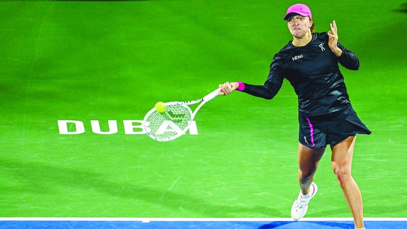 الامارات | جمهور «تنس دبي» يرشح شفيونتيك لحمل «الدلة»