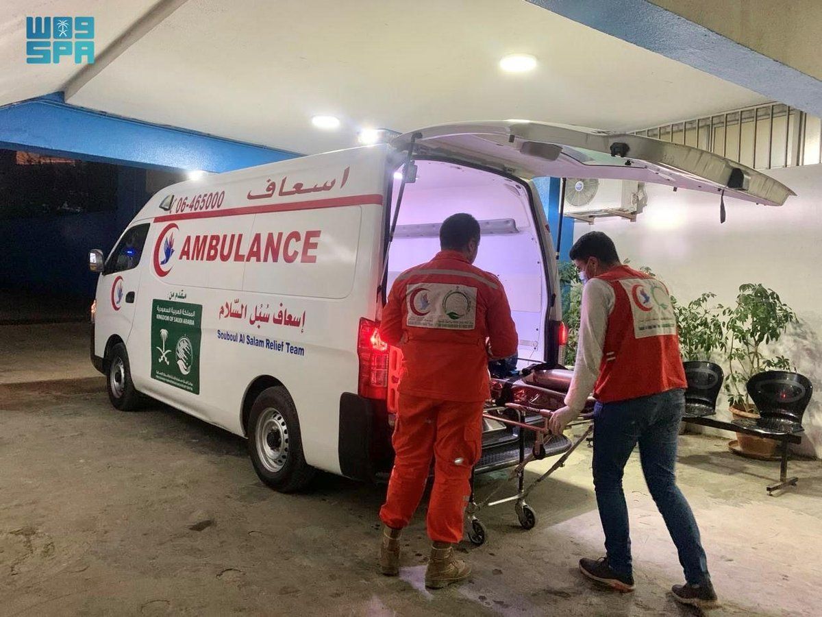 76 مهمة نفذها إسعاف المنية في الأسبوع الماضي.. بتمويل "إغاثي الملك سلمان"