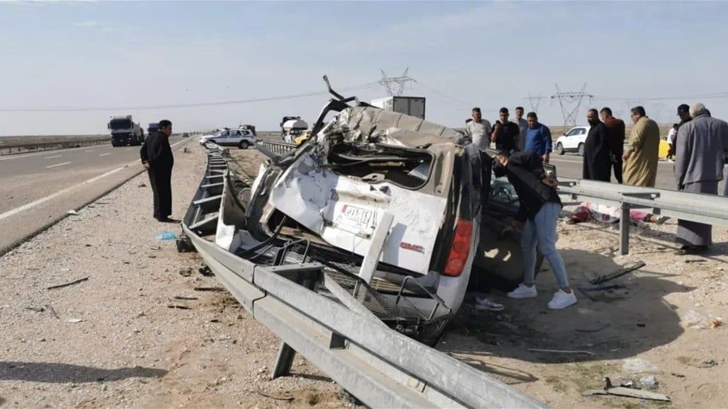 بينهم امرأة.. مصرع واصابة 4 اشخاص بانقلاب عجلة جنوبي ذي قار