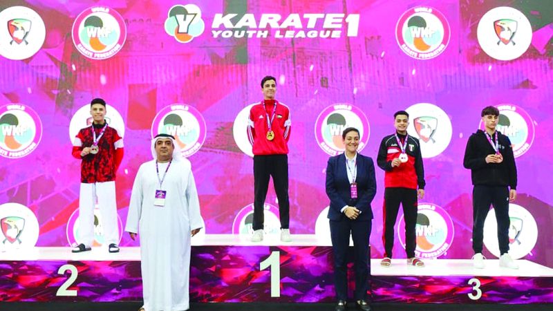 الامارات | 3 ذهبيات للأردن في الدوري العالمي للكاراتيه بالفجيرة