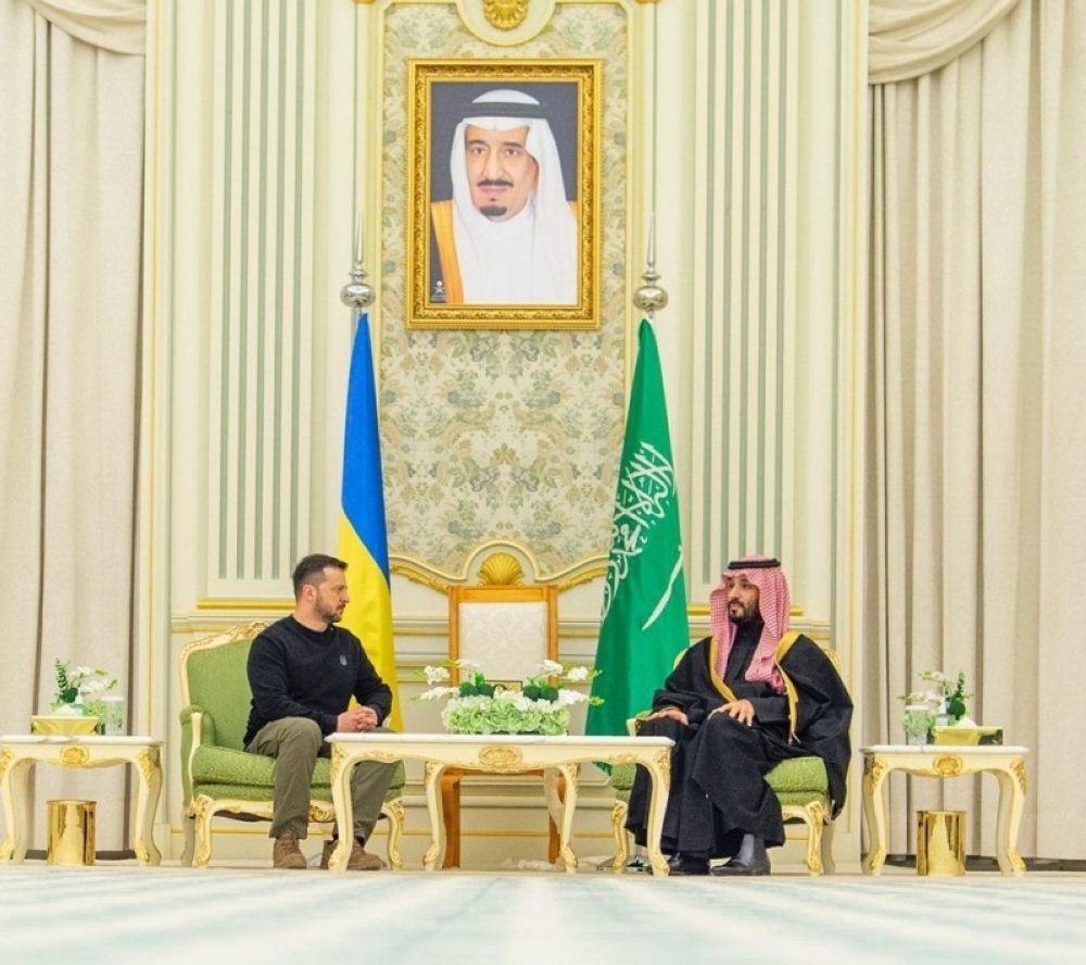 تفاصيل مباحثات ولي العهد مع الرئيس الأوكراني