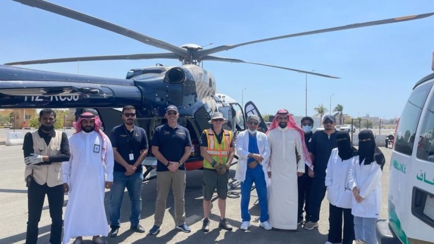 إخلاء طبي جوي لإنقاذ حياة ثمانينية بالقنفذة 