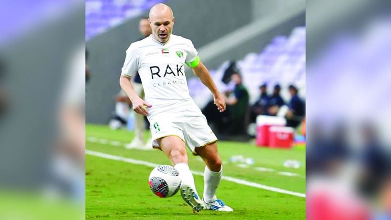 الامارات | إنييستا في قائمة «الصقور» أمام عجمان