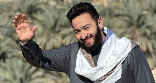 حمادة هلال ينشر كواليس تصوير “المداح 4” في هذا المكان