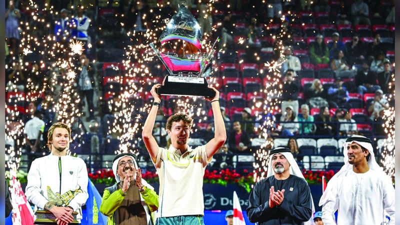 الامارات | أومبير بطل «تنس دبي» للمرة الأولى في تاريخه