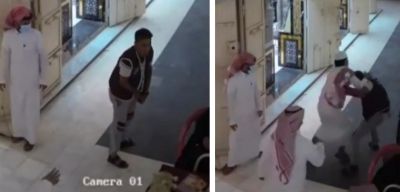 تراند اليوم : شاهد: شخص يطلق النار داخل أحد أسواق الذهب.. وشاب ينقض عليه وينتزع المسدس من يده