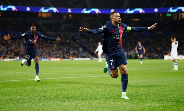 ترتيب هدافي دوري أبطال أوروبا.. مبابي يتقاسم الصدارة مع كين