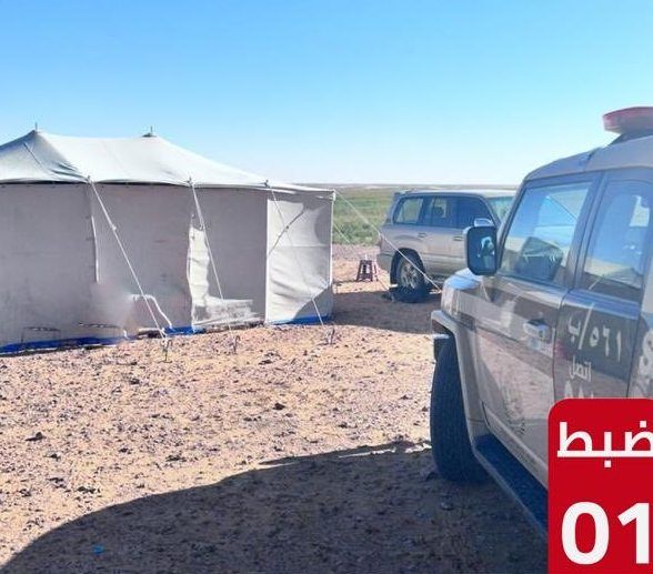 السعودية | ضبط مخالف لنظام البيئة لارتكابه مخالفة التخييم دون ترخيص في محمية الملك عبدالعزيز الملكية