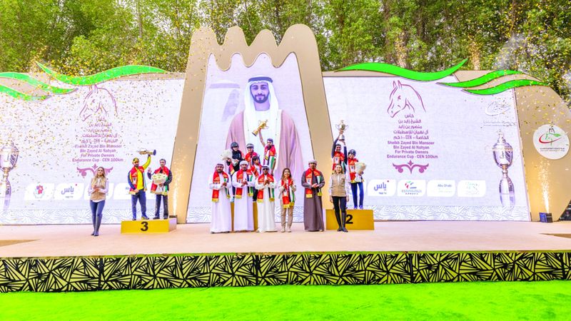 الامارات | القبيسي تظفر بكأس زايد بن منصور للقدرة
