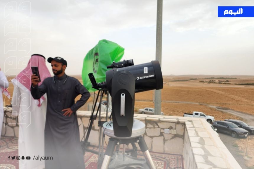 صور.. "اليوم" ترصد استعدادات مرصد تمير لتحري هلال رمضان