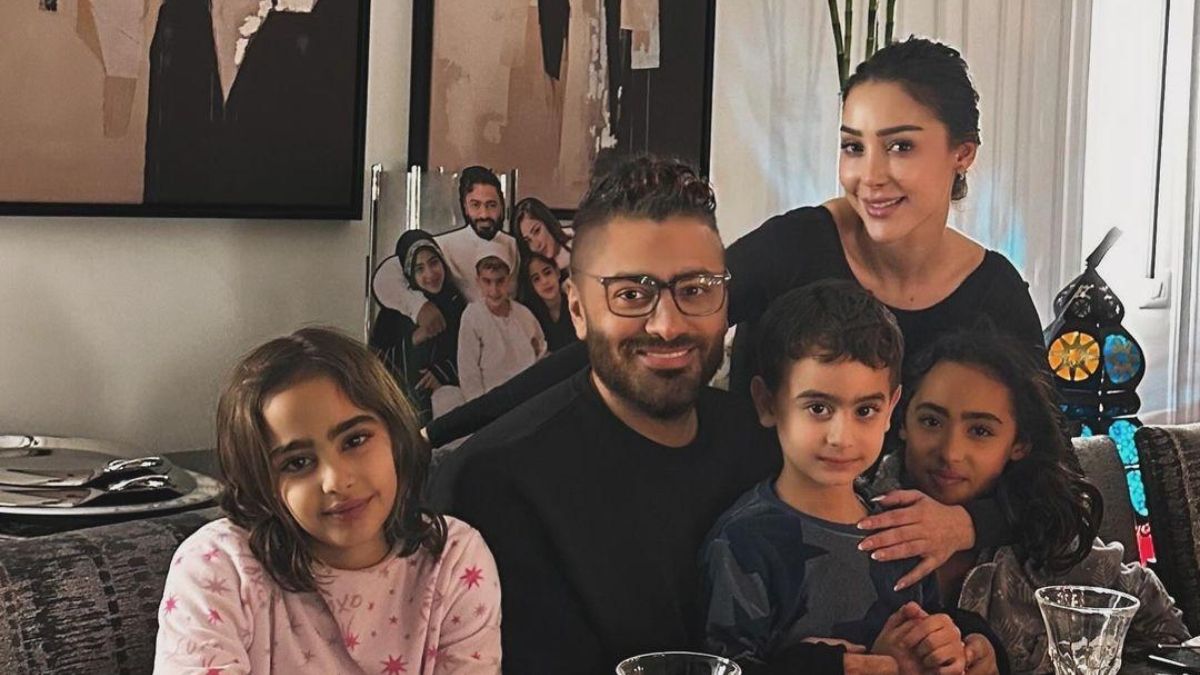 هل عادا مجددًا؟ .. تامر حسني وبسمة بوسيل مع أولادهما في أول يوم رمضان