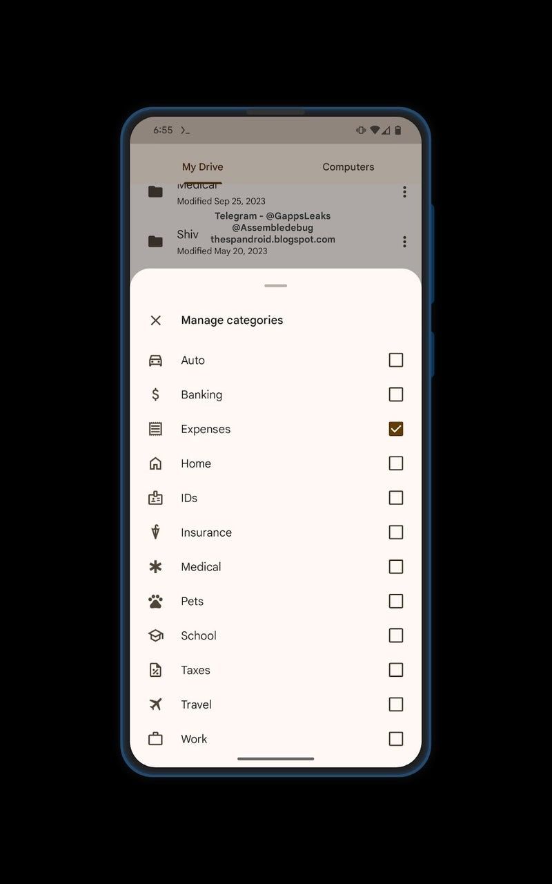 تكنولوجيا: ‏Google Drive قد يتيح لك قريبًا إضافة المزيد من الفئات المفيدة إلى ملفاتك على أندرويد