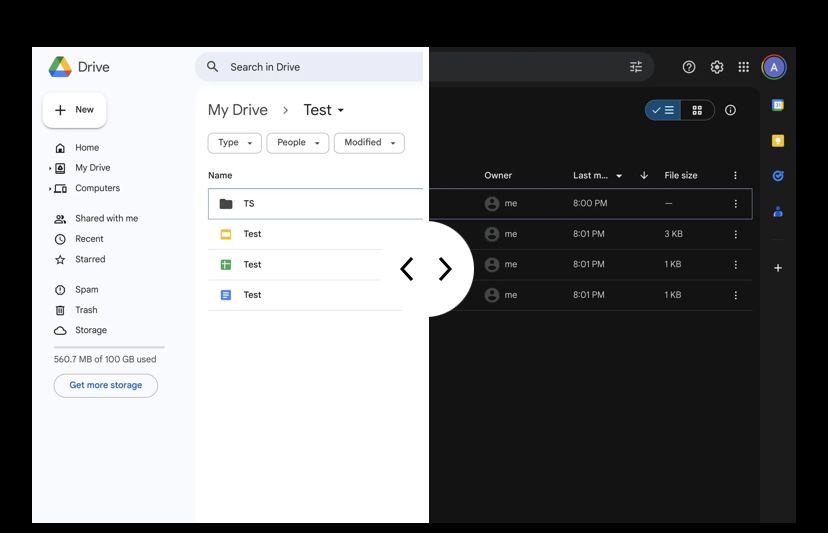 تكنولوجيا: موقع Google Drive يحصل على الوضع الداكن