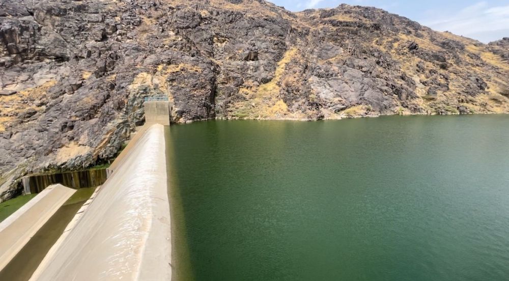 فتح بوابات سد وادي وبح بمحافظة الكامل