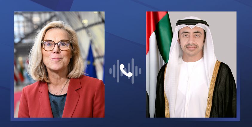الامارات | عبدالله بن زايد وسيغريد كاج يبحثان هاتفياً سبل زيادة تدفق المساعدات الإنسانية إلى غزة