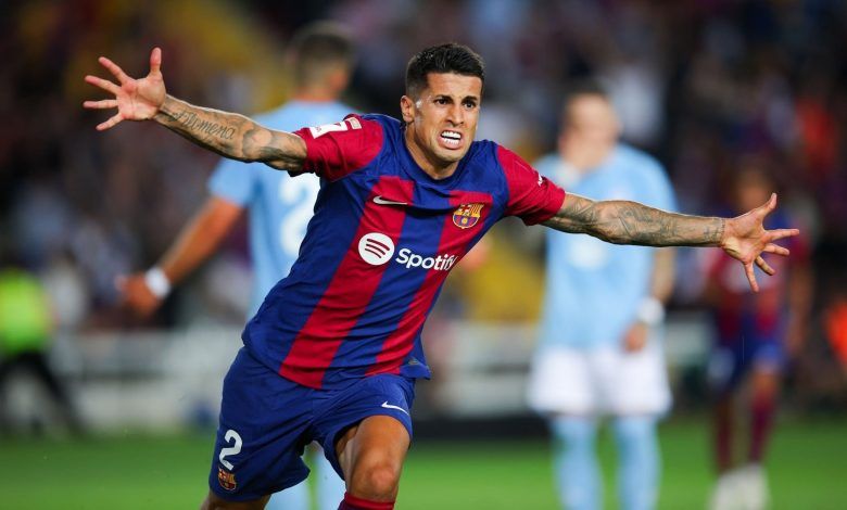 برشلونة يصدر بيانًا رسميًا بشأن حالة جواو كانسيلو