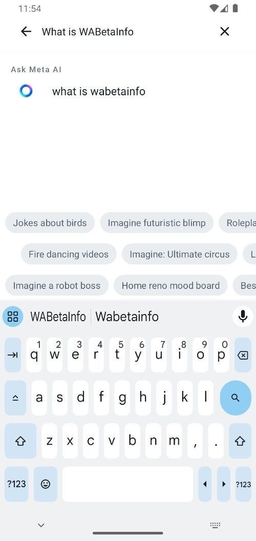 تكنولوجيا: تطبيق WhatsApp سيسمح لنا باستخدام Meta AI مباشرة من شريط البحث الخاص به