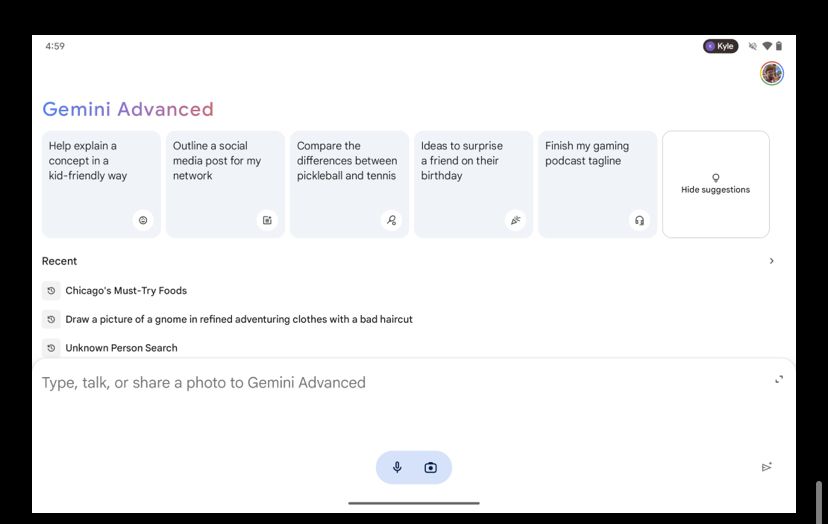 تكنولوجيا: برنامج Gemini في طريقه للوصول إلى الأجهزة اللوحية