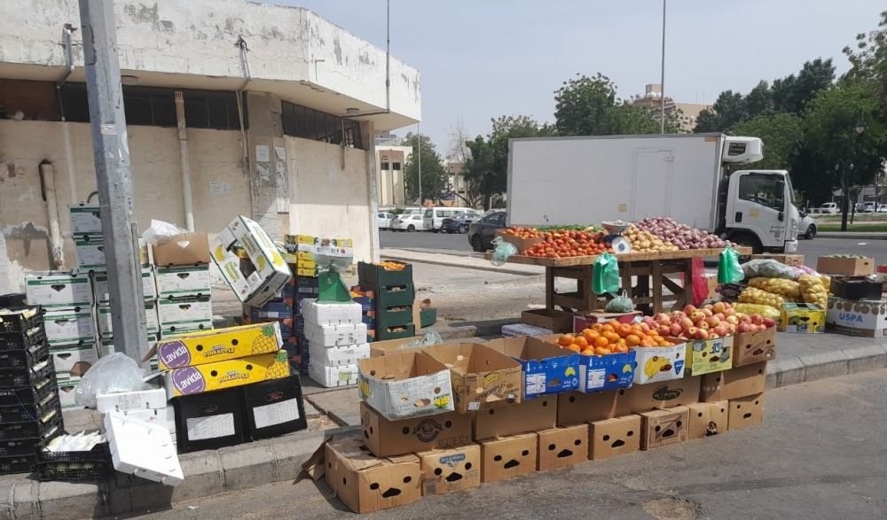 رصد 3.4 طن من الخضروات في البسطات الرمضانية العشوائية بجدة